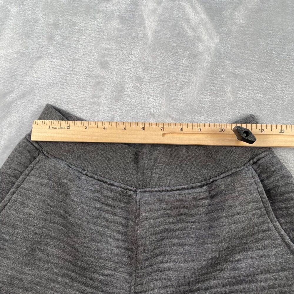 Athleta Sweatpants Womens XS Gray Ribbed Textured Tencel‎ Blend Ankle Cropped - Picture 3 of 15